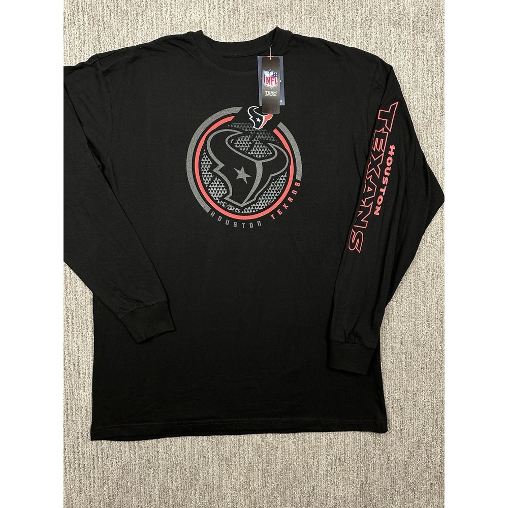 Fanatics Houston Texans NFL Mens XLT Big & Tall Football Long Sleeve Shirt